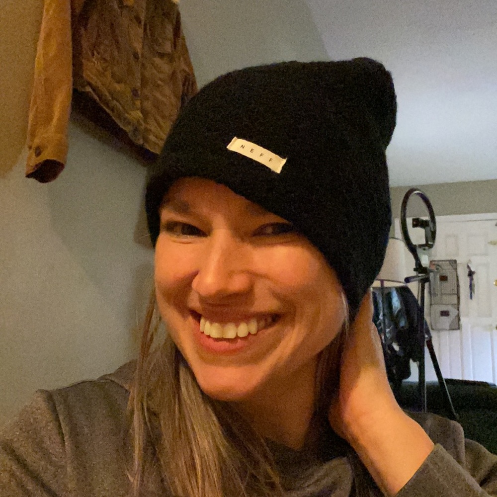 Neff black beanie